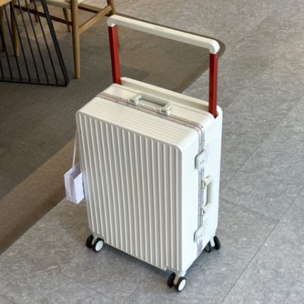 ZA111 Beige large capacity travel suitcase
