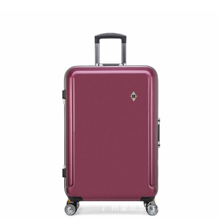 ZA112 Burgundy large capacity travel suitcase